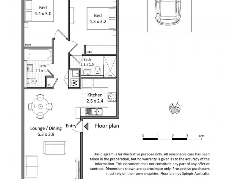 9/3-11 Briggs St, Camperdown NSW 2050 Floorplan