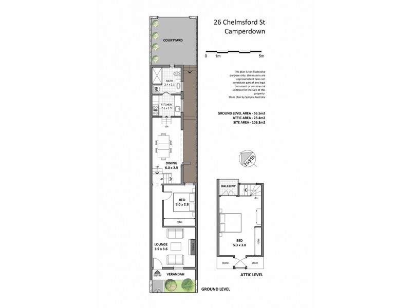 26 Chelmsford Street, Camperdown NSW 2050 Floorplan