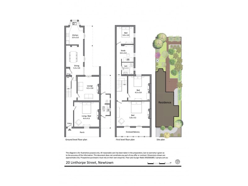 20 Linthorpe Street, Newtown NSW 2042 Floorplan