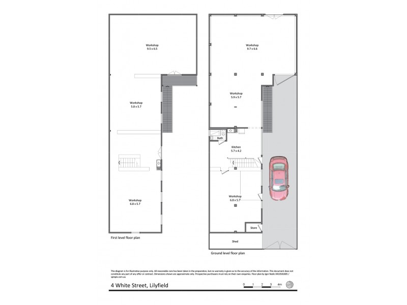 4 White Street, Lilyfield NSW 2040 Floorplan