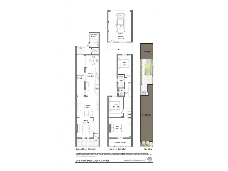166 Birrell Street, Bondi Junction NSW 2022 Floorplan