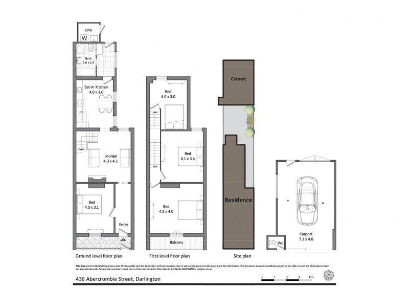 436 Abercrombie Street, Darlington NSW 2008 Floorplan