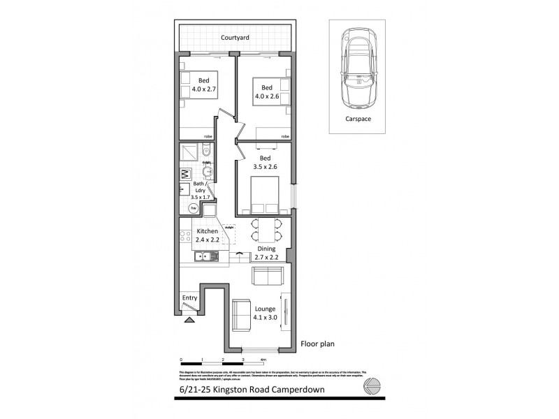 6/21-25 Kingston Road, Camperdown NSW 2050 Floorplan