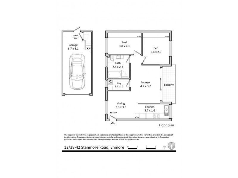 12/38-42 Stanmore Road, Enmore NSW 2042 Floorplan