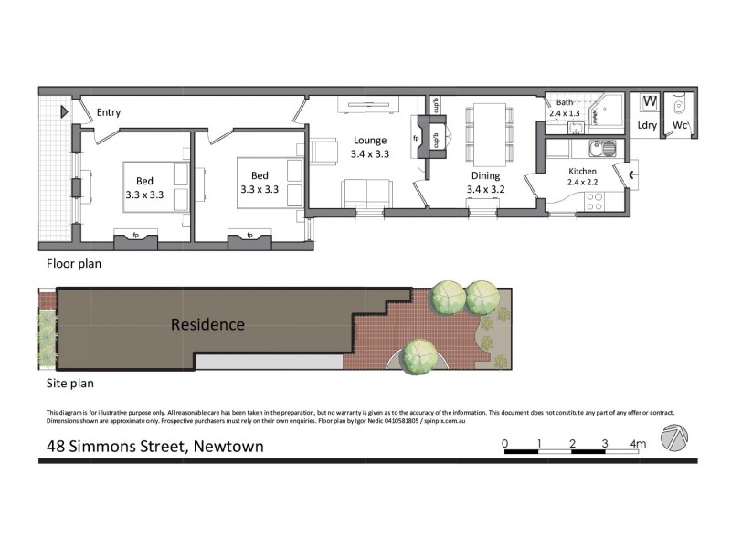 48 Simmons Street, Newtown NSW 2042 Floorplan