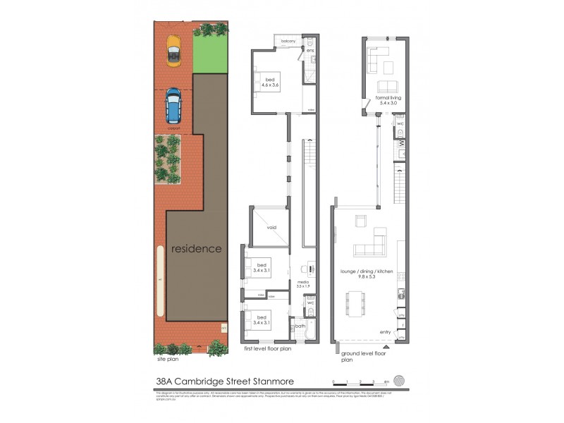 38A Cambridge Street, Stanmore NSW 2048 Floorplan