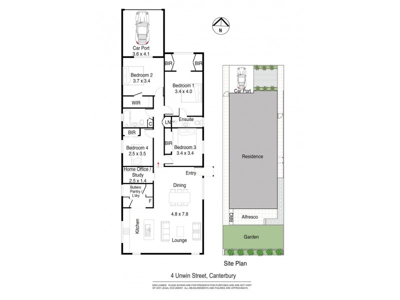 4 Unwin Street, Canterbury NSW 2193 Floorplan