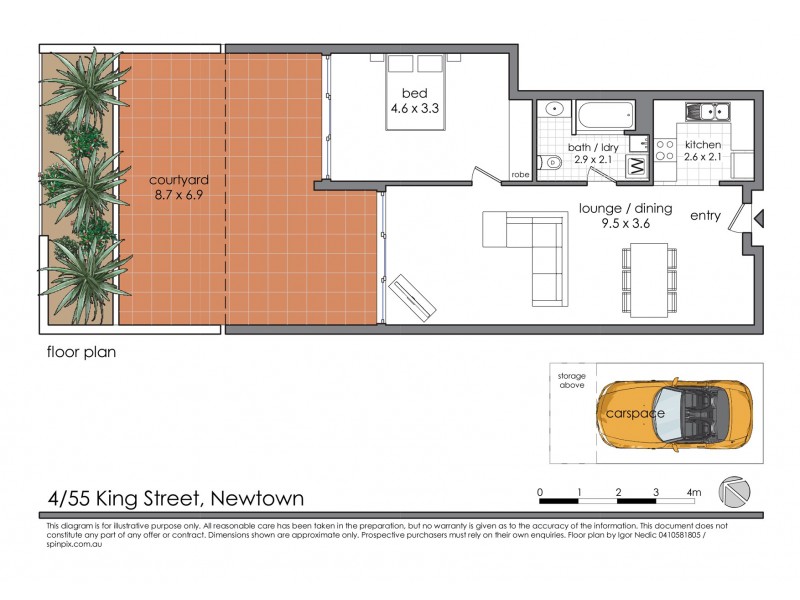 4/55 King Street, Newtown NSW 2042 Floorplan