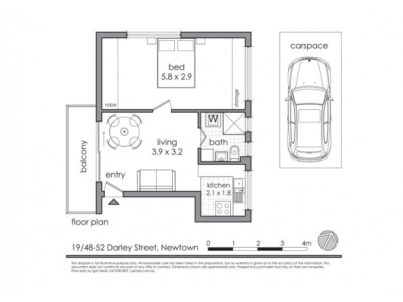 19/48-52 Darley Street, Newtown NSW 2042 Floorplan