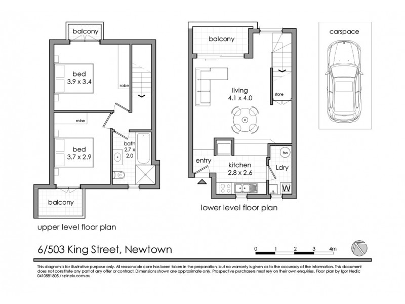 6/503 King Street, Newtown NSW 2042 Floorplan