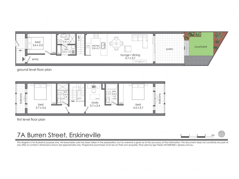7a Burren Street, Erskineville NSW 2043 Floorplan