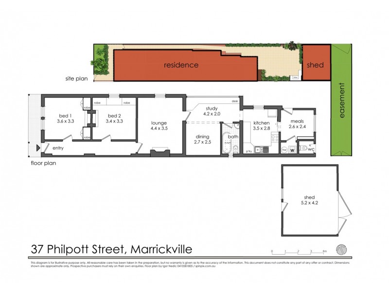 37 Philpott Street, Marrickville NSW 2204 Floorplan