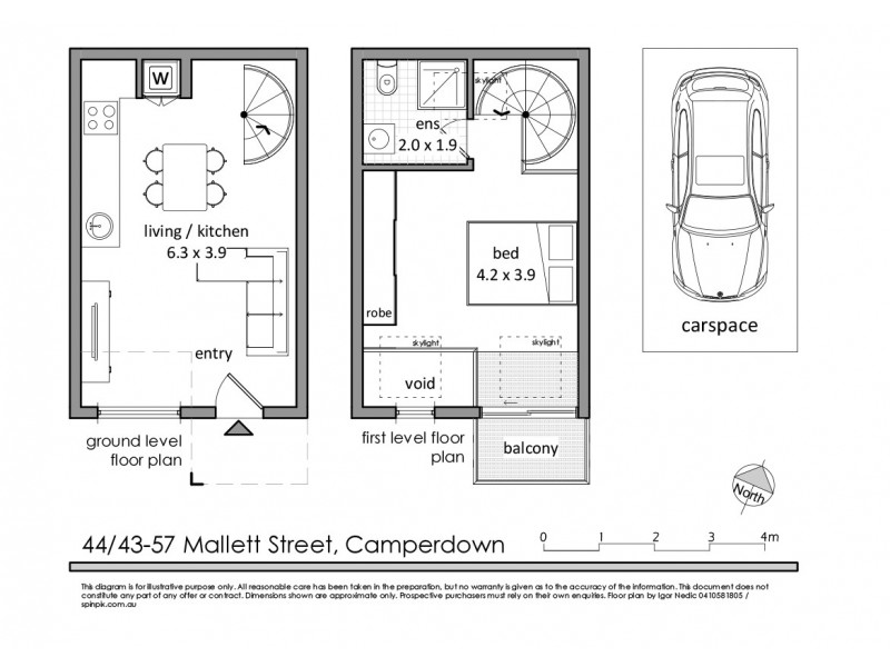 44/43-57 Mallett Street, Camperdown NSW 2050 Floorplan