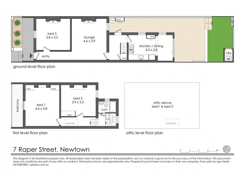 7 Raper Street, Newtown NSW 2042 Floorplan