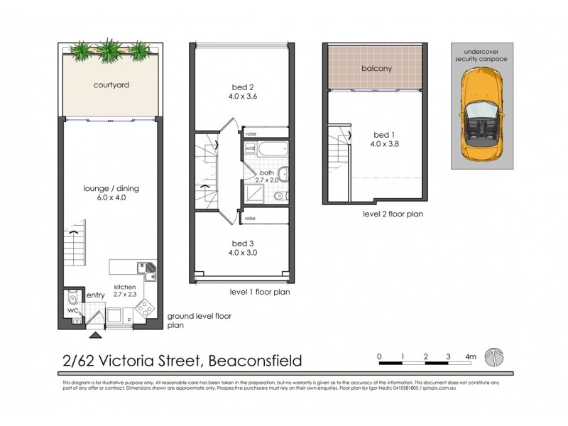 2/62 Victoria Street, Beaconsfield NSW 2015 Floorplan