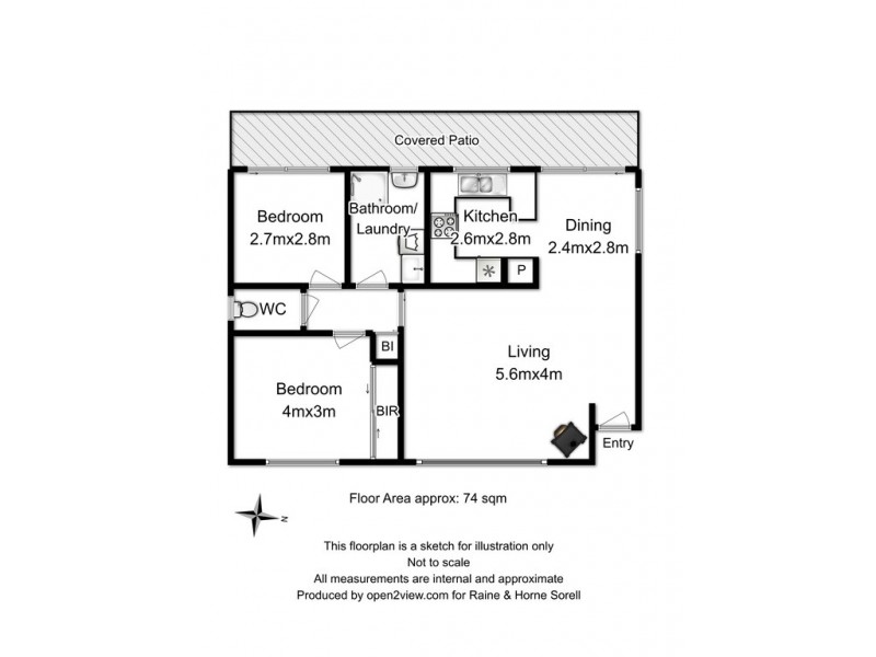 Unit 5, 11a Charles Street, Orford TAS 7190 Floorplan