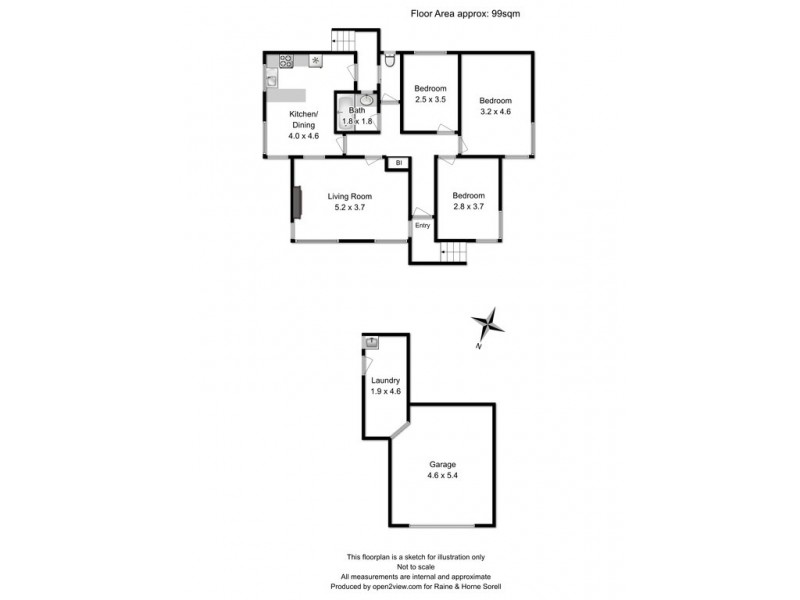 1/19 Midway Street, Midway Point TAS 7171 Floorplan