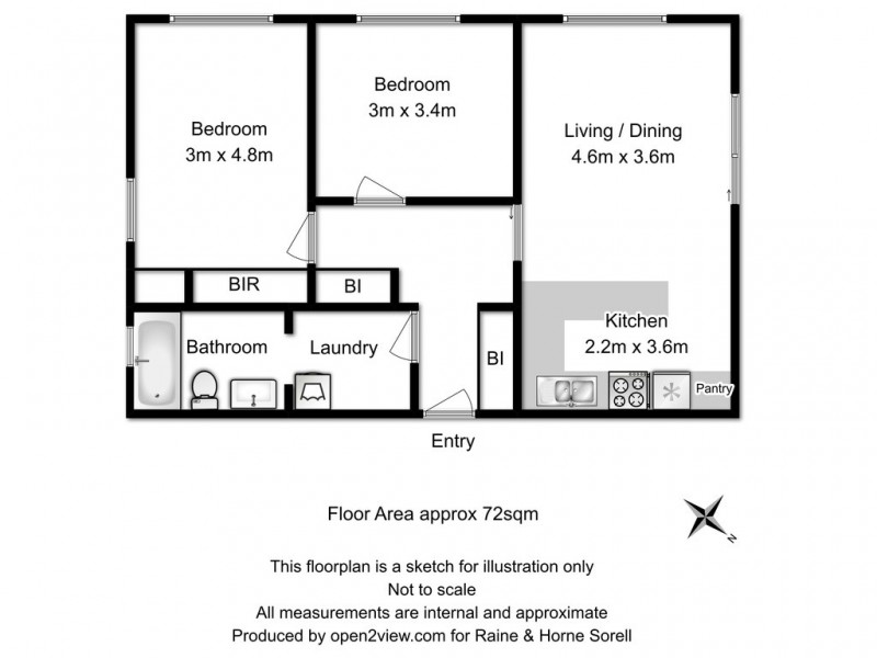 1/1 Battery Square, Battery Point TAS 7004 Floorplan