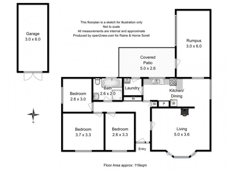 6 Aragoon Street, Lauderdale TAS 7021 Floorplan