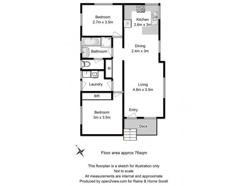 Unit 3/5 Stewart Court, Midway Point TAS 7171 Floorplan