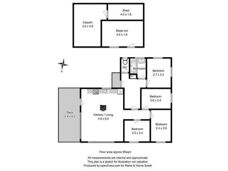 325 White Beach Road, White Beach TAS 7184 Floorplan