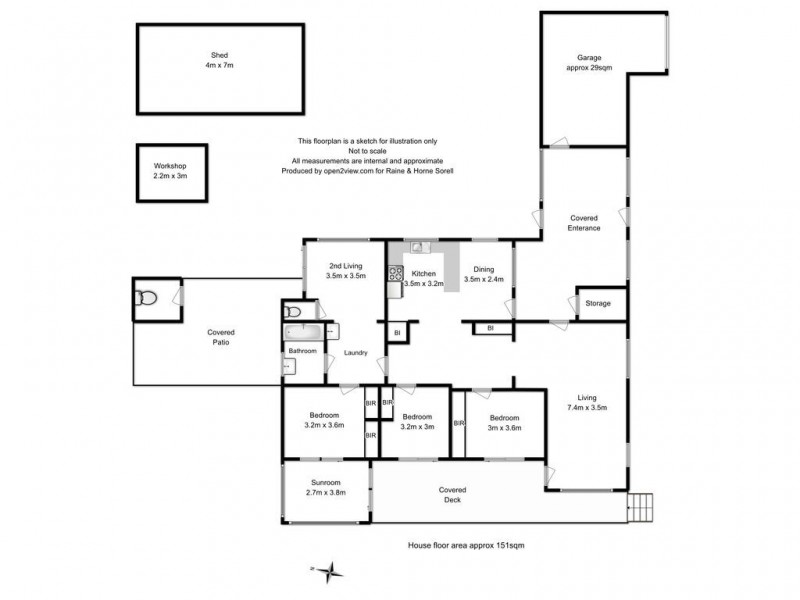 8 Kuneeamee Street, Dodges Ferry TAS 7173 Floorplan