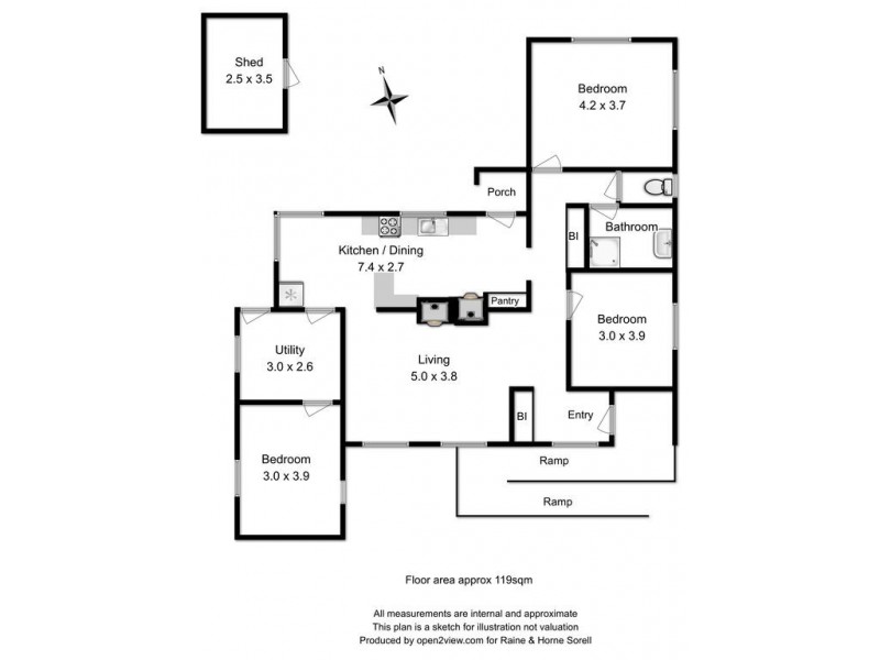 1 Fitzroy Street, Sorell TAS 7172 Floorplan