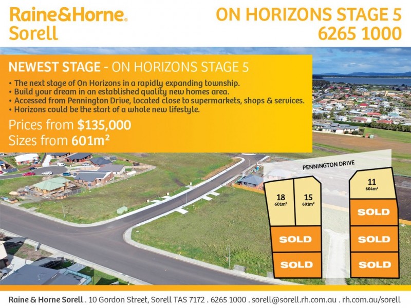 Lot 18 On Horizons (Dubbs and Co Drive), Sorell TAS 7172