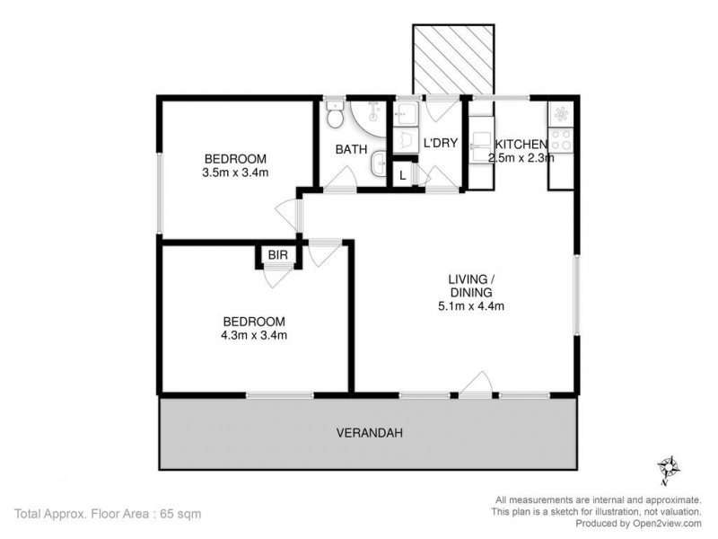 Cabin 10 Stewarts Bay Lodge, Port Arthur TAS 7182 Floorplan