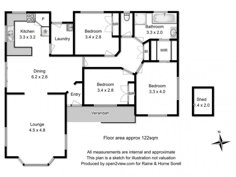 13 Grevillea Avenue, Old Beach TAS 7017 Floorplan