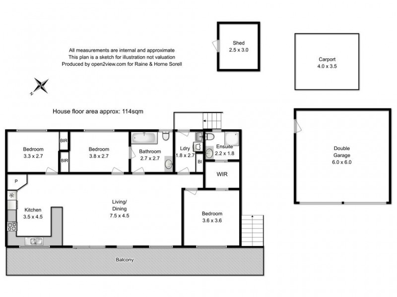 56 Lagoon Road, White Beach TAS 7184 Floorplan