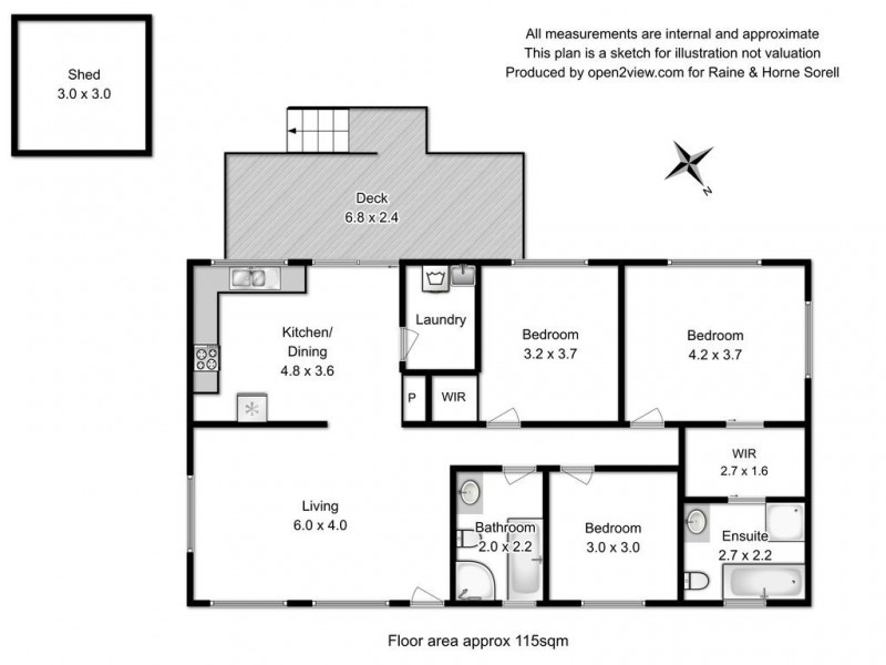 6 Luke Avenue, Carlton TAS 7173 Floorplan
