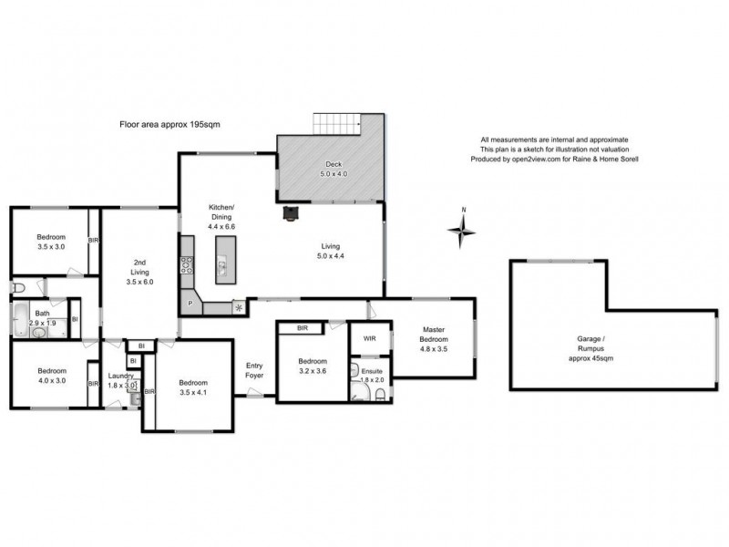11 Hilltop Place, Dodges Ferry TAS 7173 Floorplan