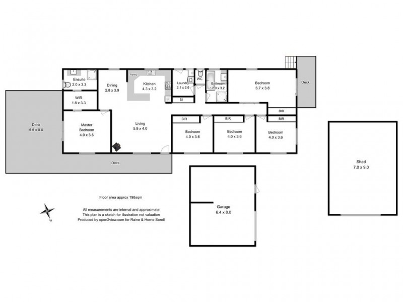 16 Neagarra Street, Dodges Ferry TAS 7173 Floorplan