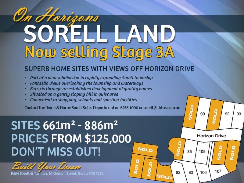 Lot 105 On Horizons, Sorell TAS 7172