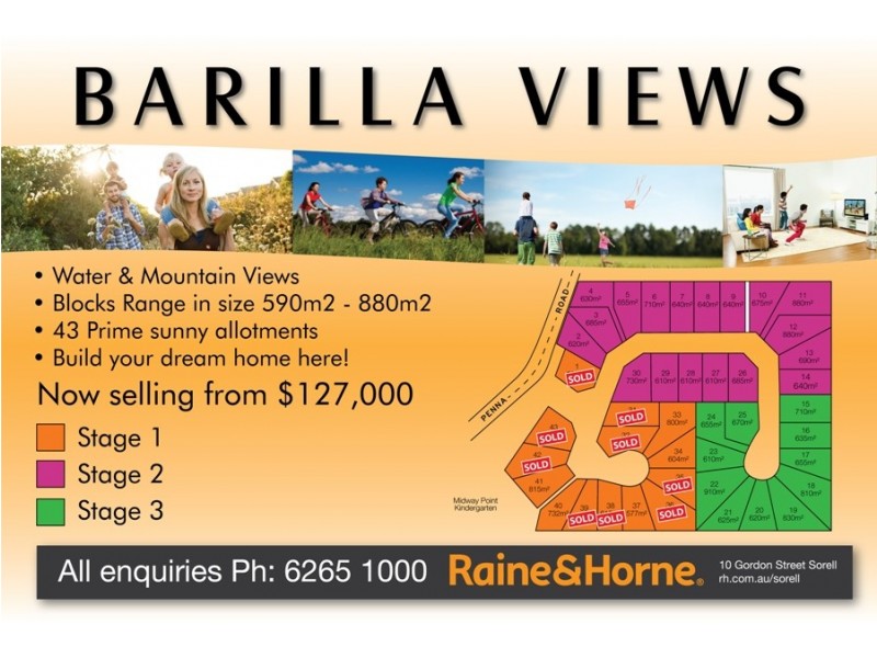Lot 34, 136 Penna Road “BARILLA VIEWS”, Midway Point TAS 7171