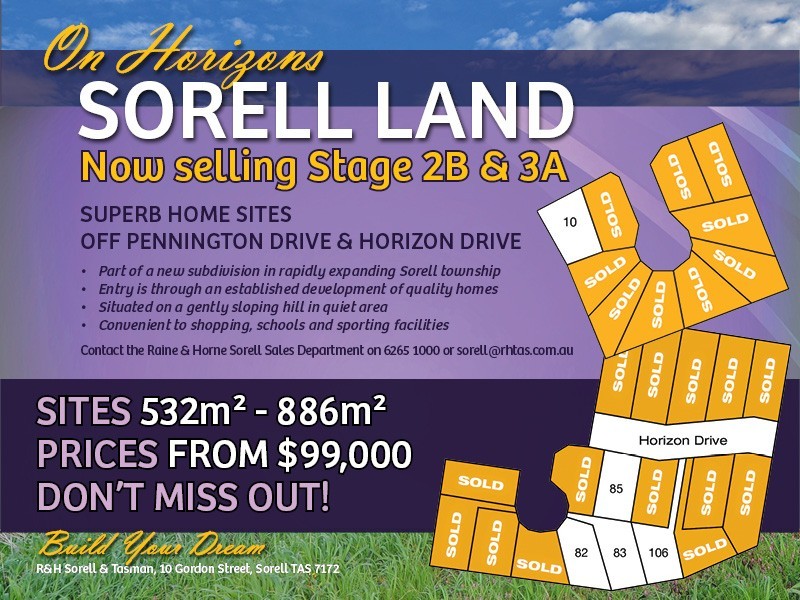 2B and 3A On Horizons, Sorell TAS 7172