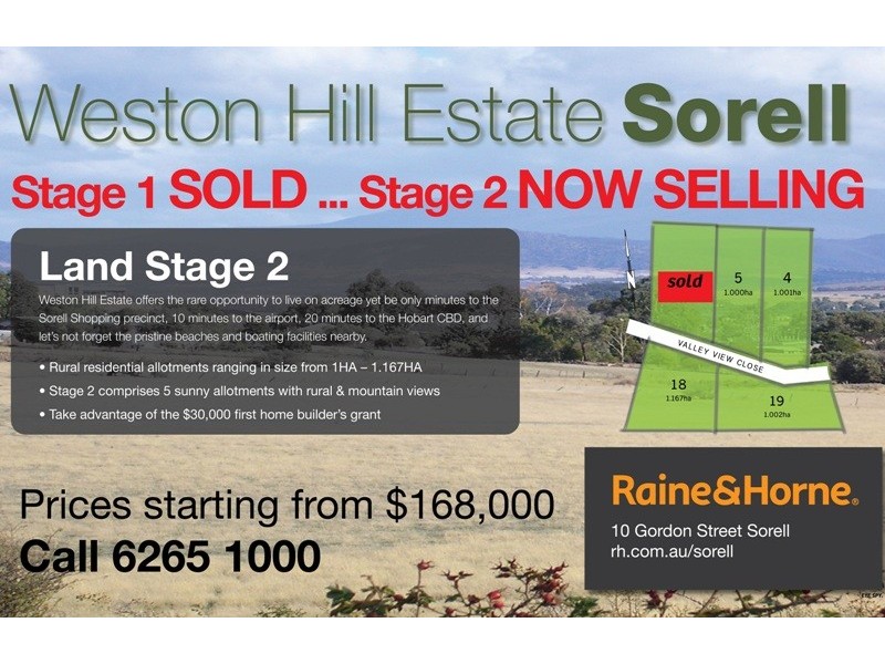 Lot 19 Valley View Close, Sorell TAS 7172