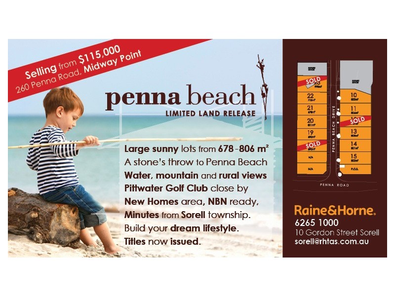 Lot 22, 260 Penna Road, Midway Point TAS 7171