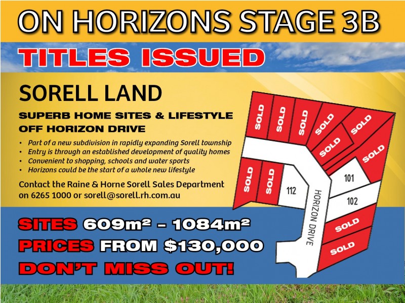 Lot 112 Horizon Drive, Sorell TAS 7172