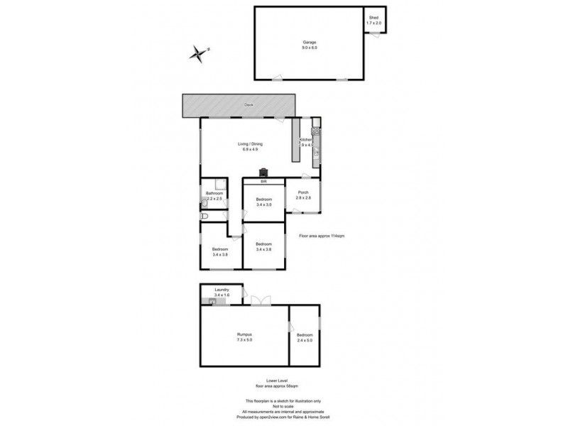 3 Myrica Street, Primrose Sands TAS 7173 Floorplan