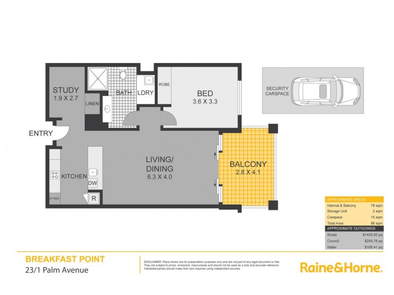 23/1 Palm Avenue, Breakfast Point NSW 2137