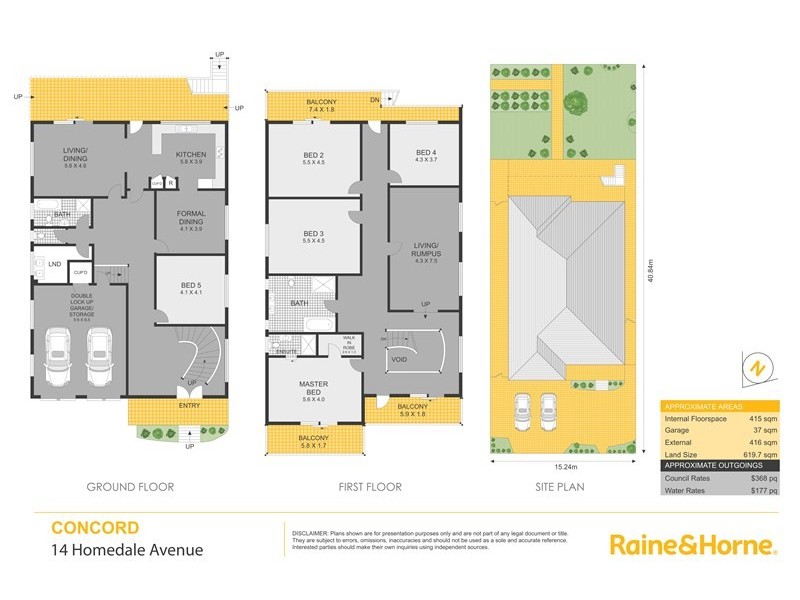 14 Homedale Avenue, Concord NSW 2137 Floorplan