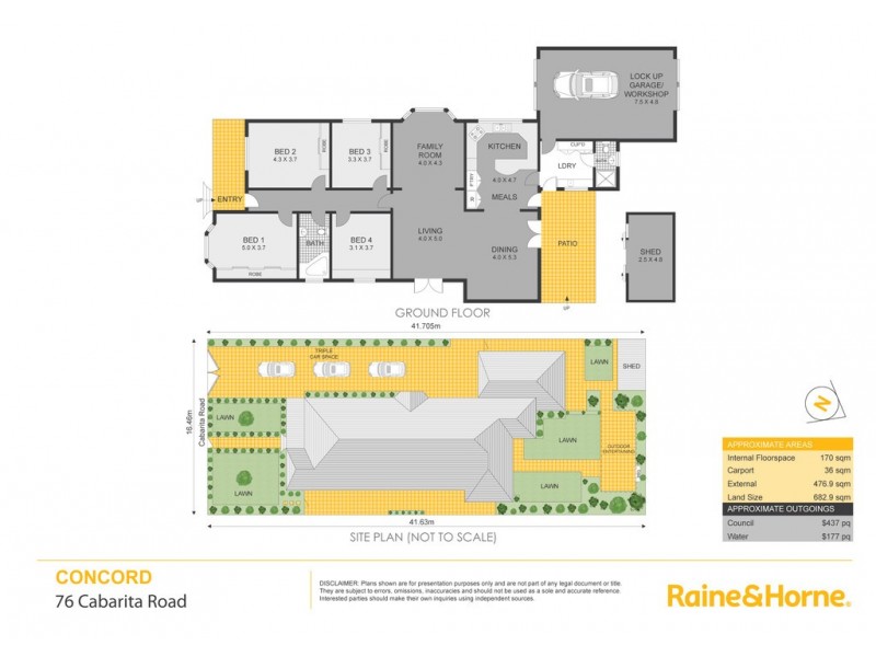 76 Cabarita Road, Concord NSW 2137 Floorplan