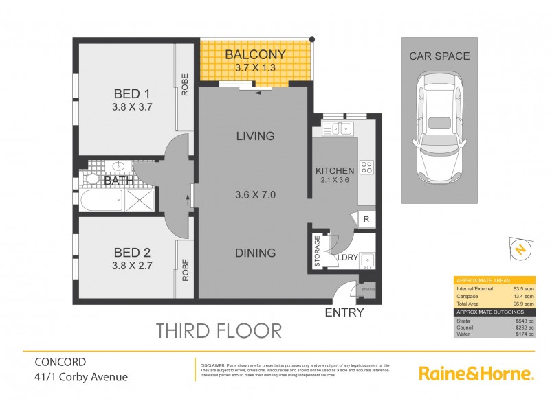 41/1 Corby Avenue, Concord NSW 2137 Floorplan