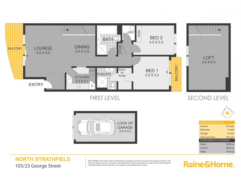105/23 George Street, North Strathfield NSW 2137 Floorplan
