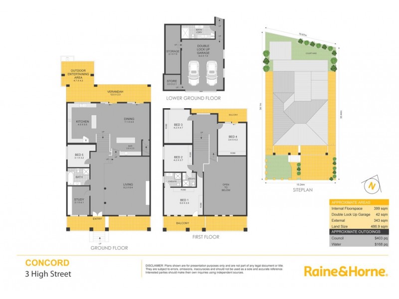 3 High Street, Concord NSW 2137 Floorplan