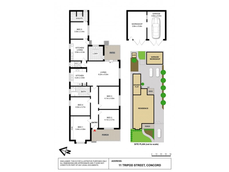11 Tripod Street, Concord NSW 2137 Floorplan