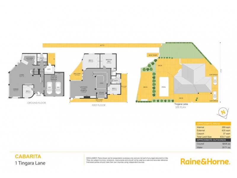 1 Tingara Lane, Cabarita NSW 2137 Floorplan
