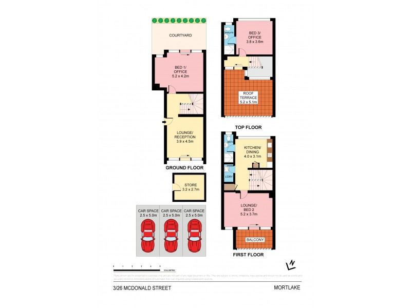 3/26 McDonald St, Mortlake NSW 2137 Floorplan